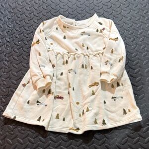 Little Co by Lauren Conrad Winter Mountain Truck and Tree Dress 18 months
